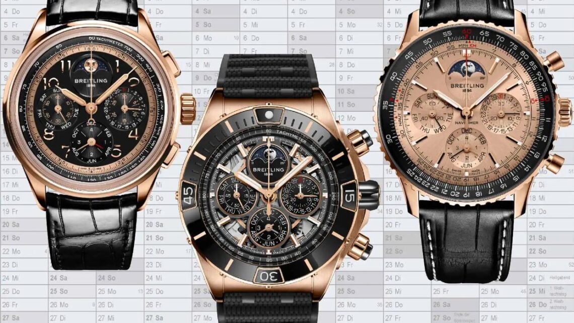 140 years of Fake Breitling: 3 red gold chronographs for the Breitling anniversary